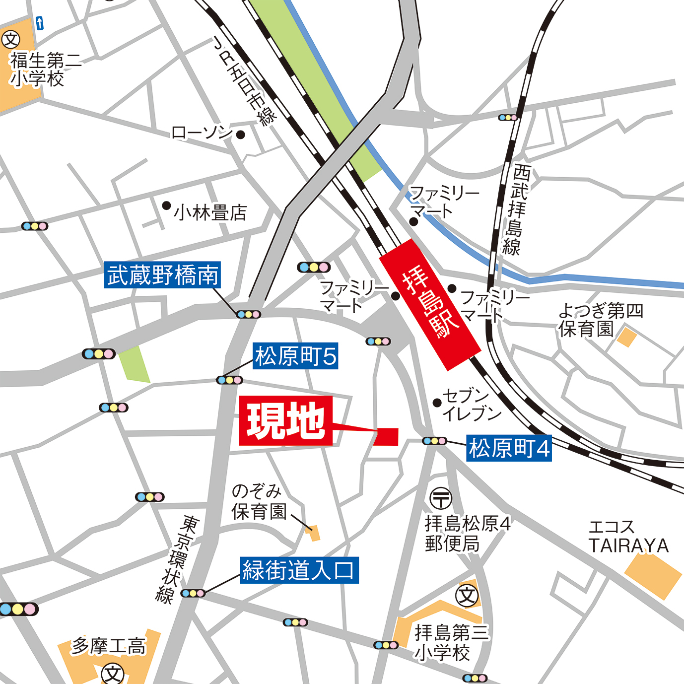 アクセス地図
